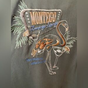 Montego Mon 100% Silk Button Front Shirt